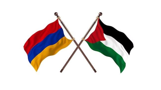 armenia palestine flag