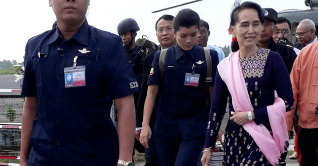 aung san suu kyi in rakhain