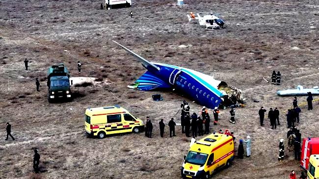 azerbaijan airlines plane crash in kazakhstan