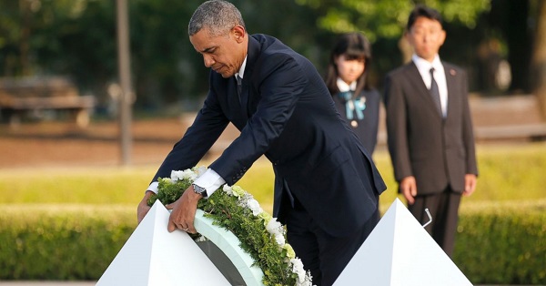 barak obama in hiroshima