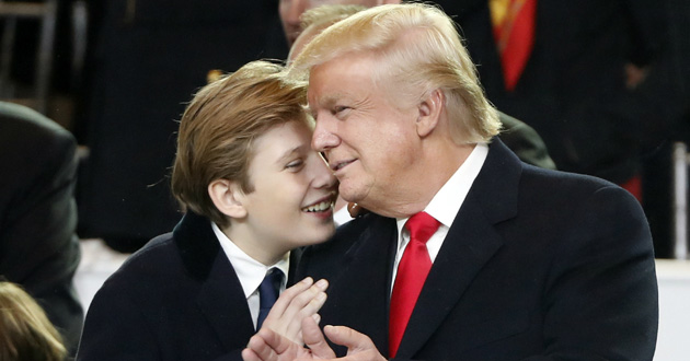 barron trump and donald trump