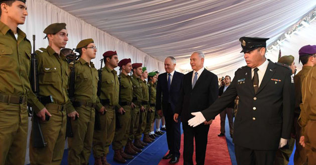 benjamin netanyahu on the battlefield