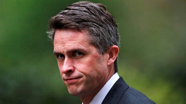 british defense minister gavin williamson