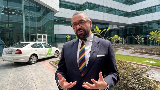 british foreign secretary james cleverly