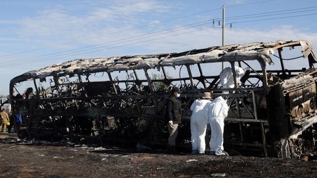 burned bus