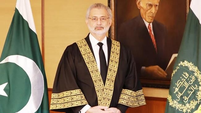 chief justice of pakistan cjp qazi faez isa