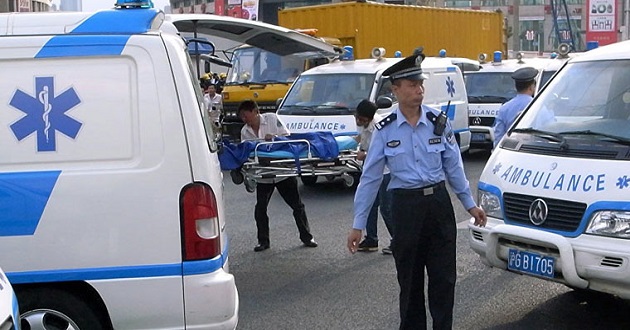 china car accident