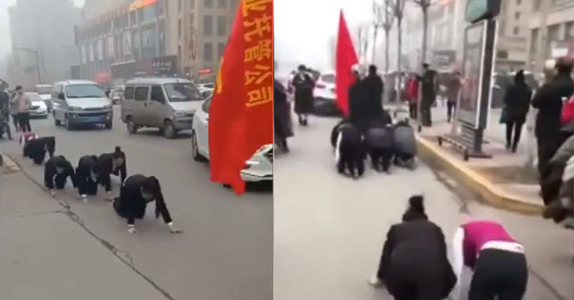 chinas crawl in the streets 2