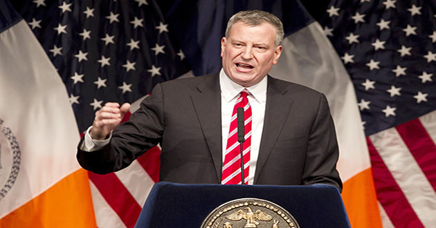 de blasio new york mayor