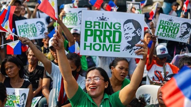 demand the release and return of former president rodrigo duterte