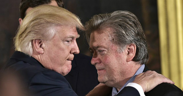 donald trump expelled steve bannon from white house