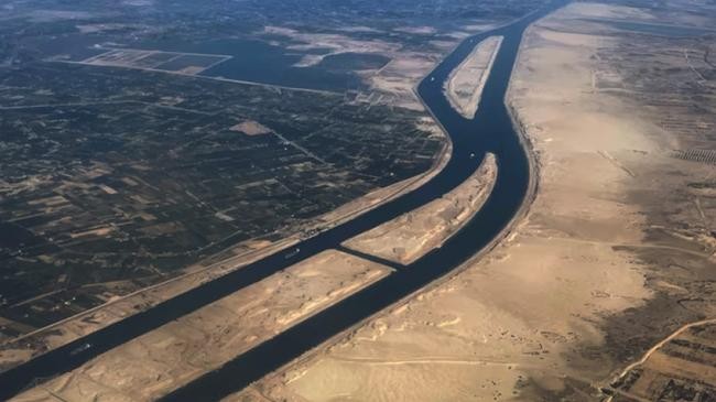 egypt tests new suez canal extension