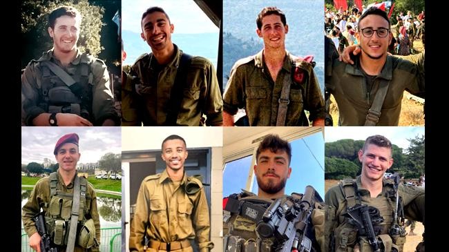 eight israeli soldiers