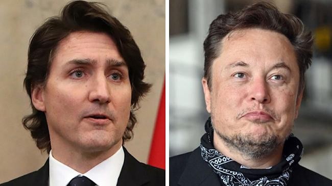 elon musk and justin trudeau