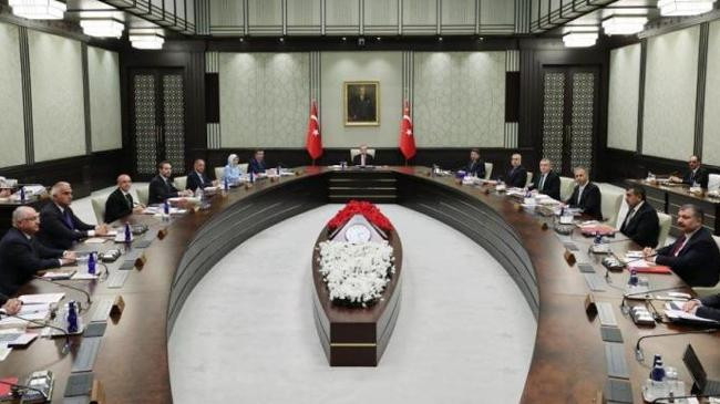 erdogan cabinet meeting