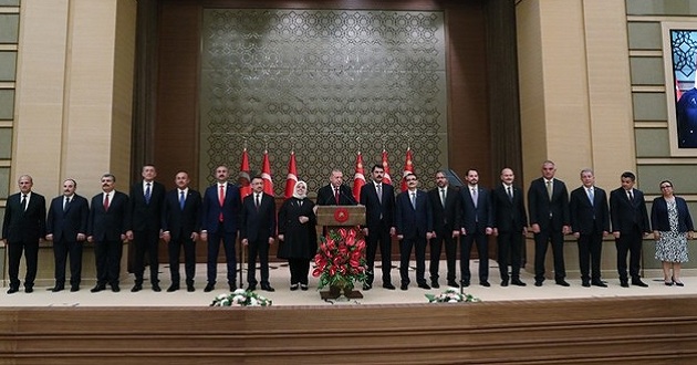 erdogan cabinet woman