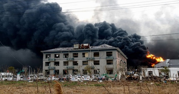 explosion in china