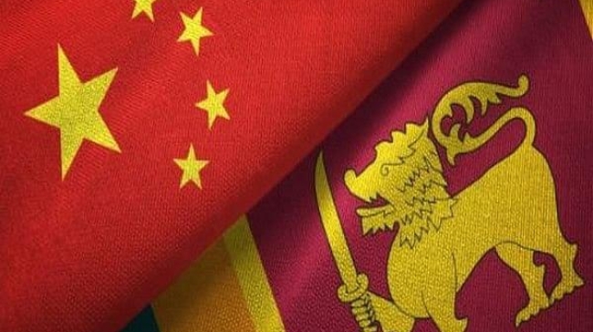 flag china and sri lanka