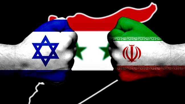 flag iran and israel