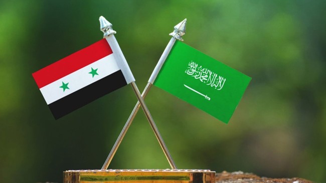 flag saudi arabia and syria