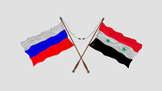 flag syria and russia