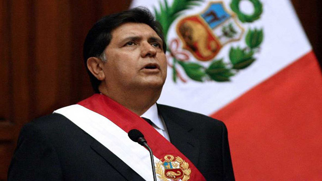 former peruvian president alan garcia