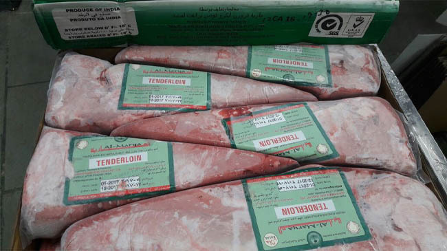 frozen meat india