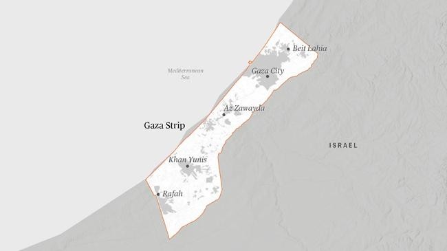 gaza map