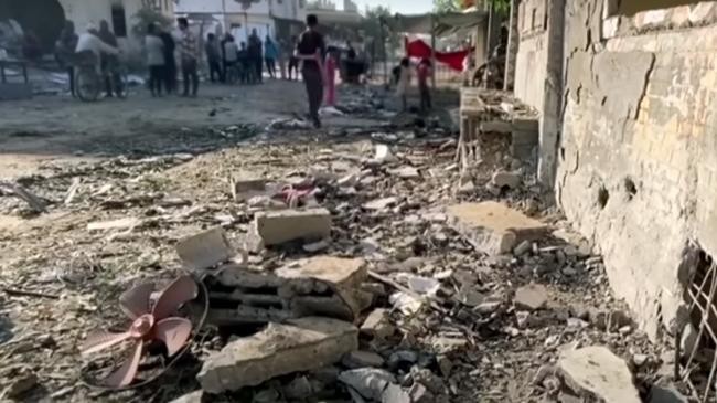 gaza school playground