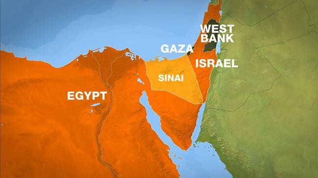 gaza to sinai