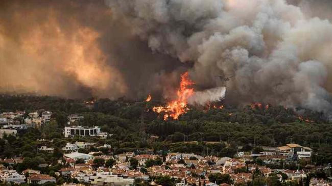 greece wildfires