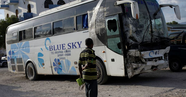 haiti bus killed