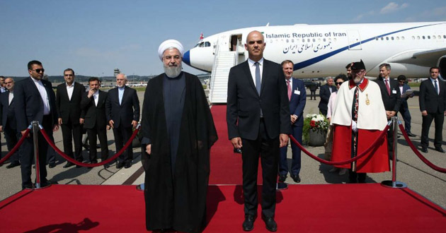 hassan rouhani in switzerland