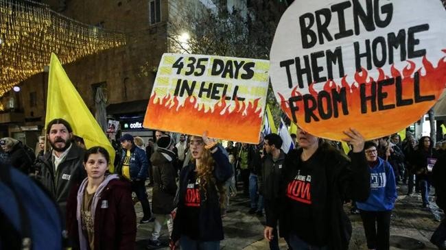 hundreds of demonstrators