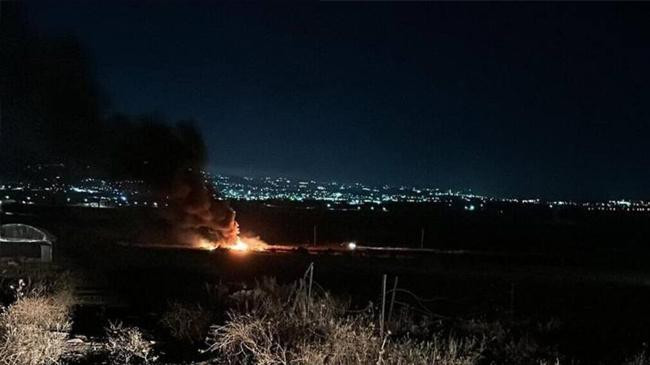 idf drone strikes car carrying terror cell near jenin