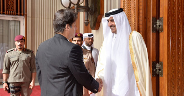 imran khan in qatar to seek investment