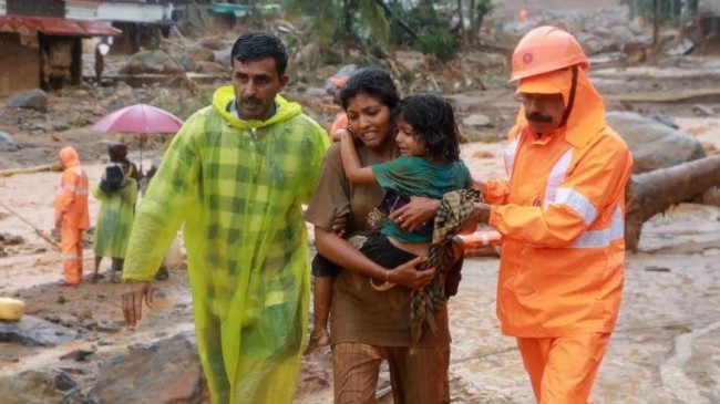 india landslide