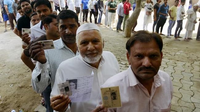 india lok sabha election line