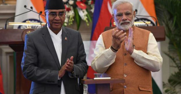 indian pm nepal pm