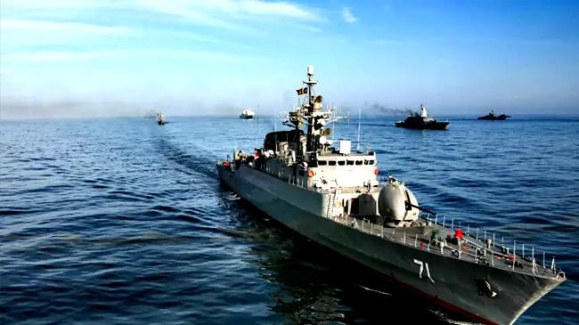 iran russia china conduct joint naval drills in gulf of oman