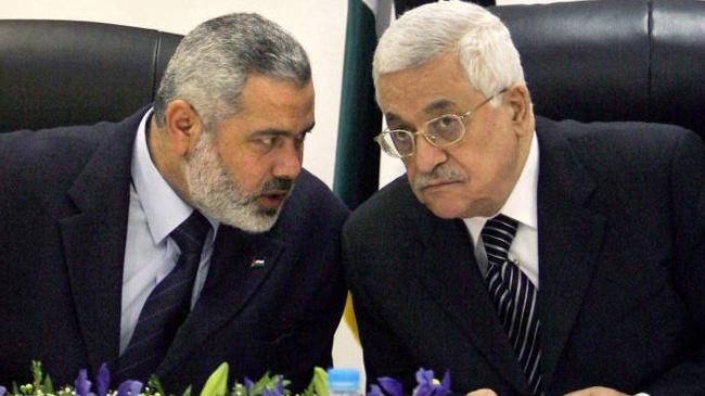 ismail haniyeh and mahmoud abbas