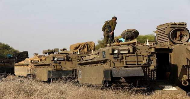 israel soldiers in gaza border