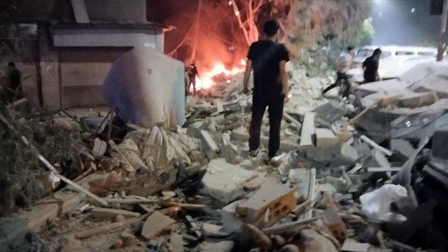 israeli air strike in damascus