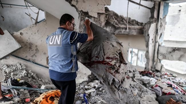 israeli airstrike on un school in gaza