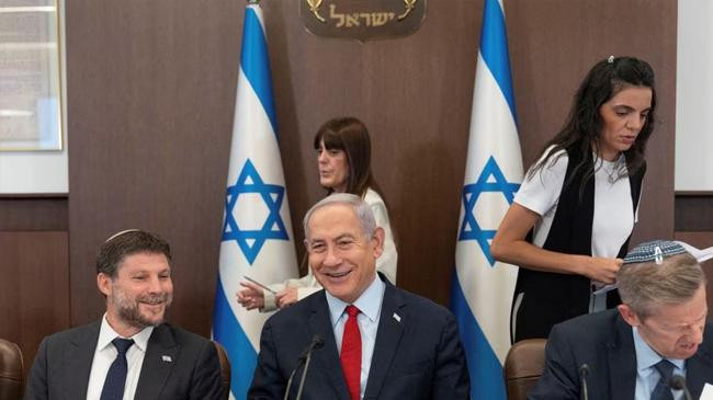 israeli prime minister benjamin netanyahu and finance minister bezalel smotrich