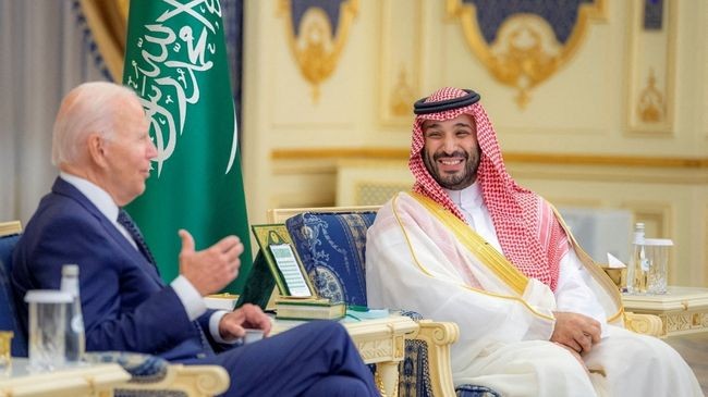 joe biden and mohammed bin salman