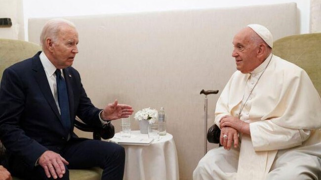 joe biden pope francis