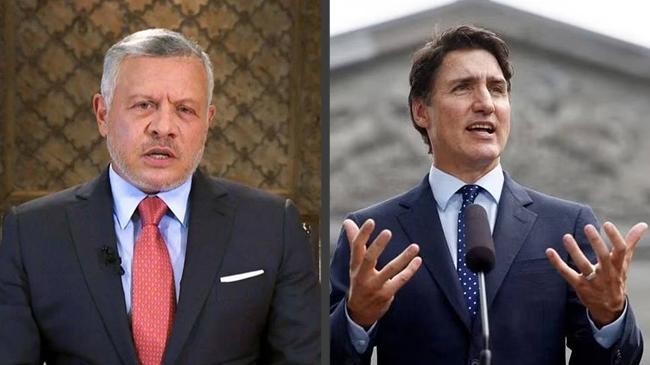 jordan king abdullah and justin trudeau