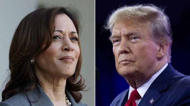 kamala harris versus donald trump