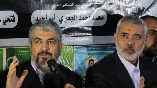 khaled mashaal and ismail haniyeh